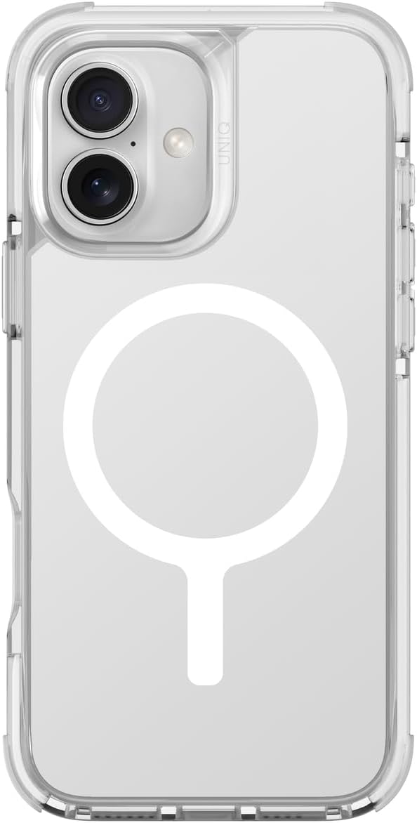 UNIQ HYBRID IPHONE 16 (2024) 6.1 MAGCLICK CHARGING COMBAT (LUMINOUS) - LUME-WHITE
