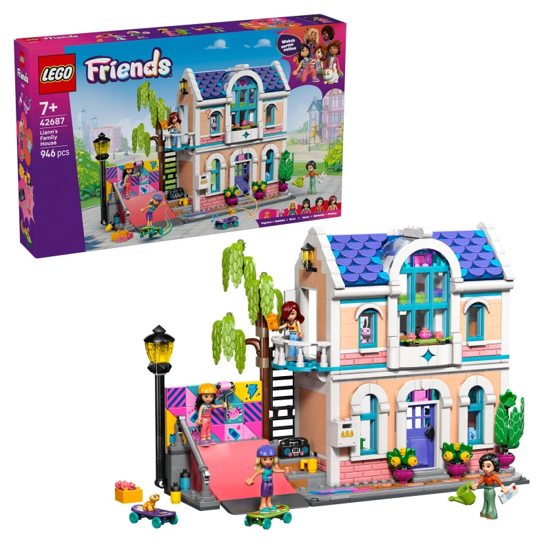 LEGO Friends Liann's Family House – 946 Pieces | Set 42687