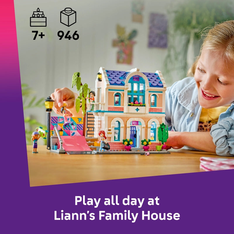 LEGO Friends Liann's Family House – 946 Pieces | Set 42687