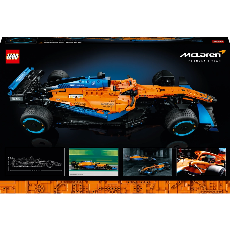 LEGO Technic McLaren Formula 1 Race Car – 1434 Pieces | Set 42141