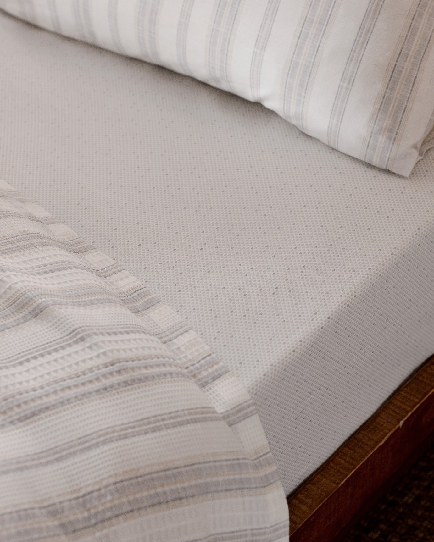 Avery Ecocell Printed Double Size Pique Set - Madame Coco JO
