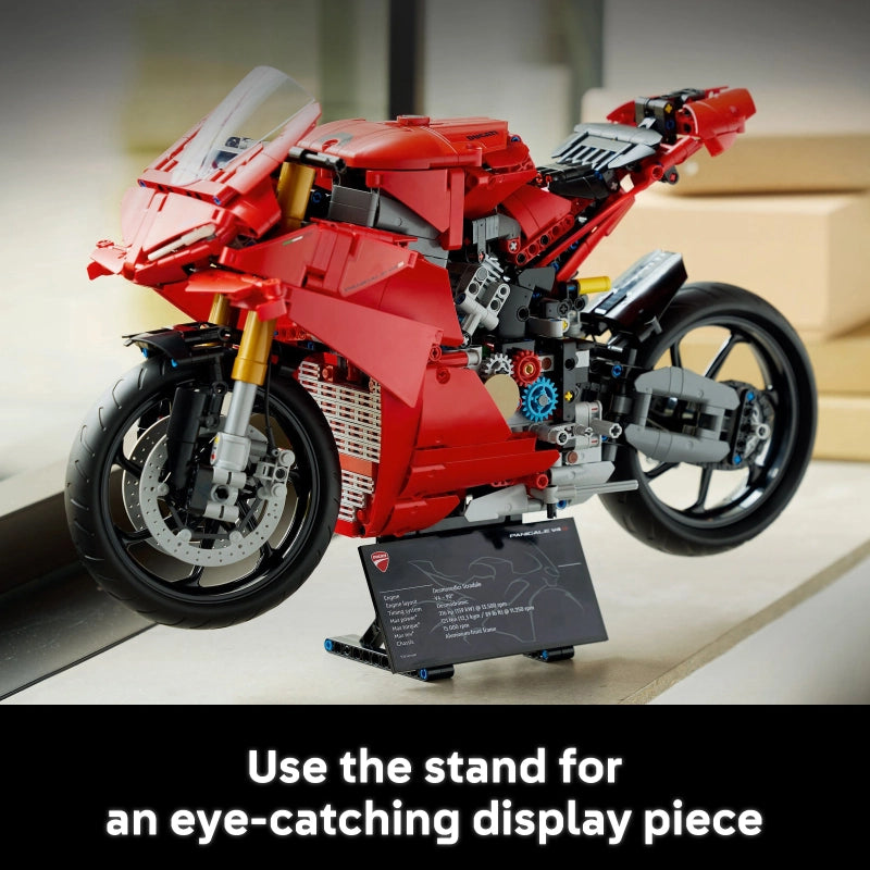 LEGO Technic Ducati Panigale V4 S Motorcycle – 1603 Pieces | Set 42202