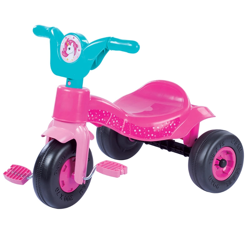 Dolu Unicorn Trike – 3-Wheel Girls Bike with Basket & Horn