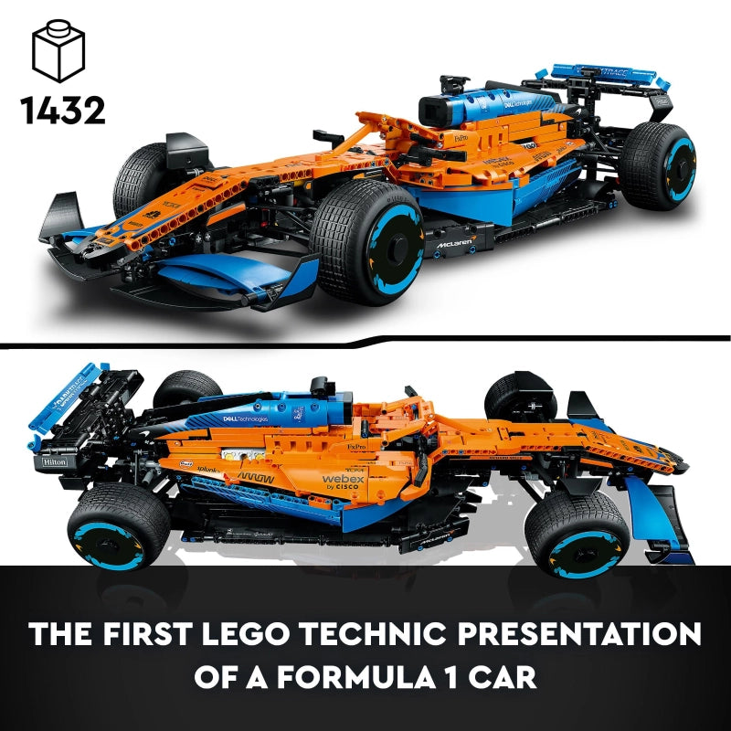 LEGO Technic McLaren Formula 1 Race Car – 1434 Pieces | Set 42141