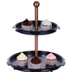 Berlinger Haus Black Rose 2-Tier Cake Stand – Elegant Serveware