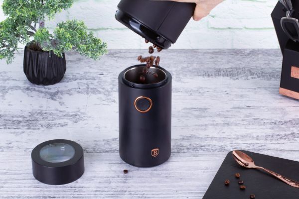 Berlinger Haus Electric Coffee Grinder – Black Rose