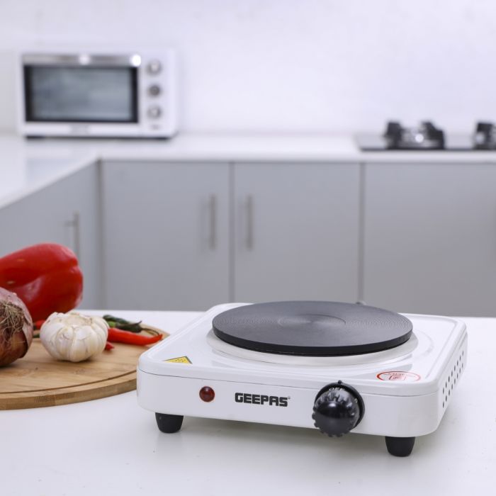 Geepas Single Hot Plate 1000W Cast Iron Portable Electric Hob