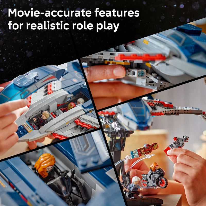 LEGO Marvel Avengers: Age of Ultron Quinjet – 1131 Pieces | Set 76325