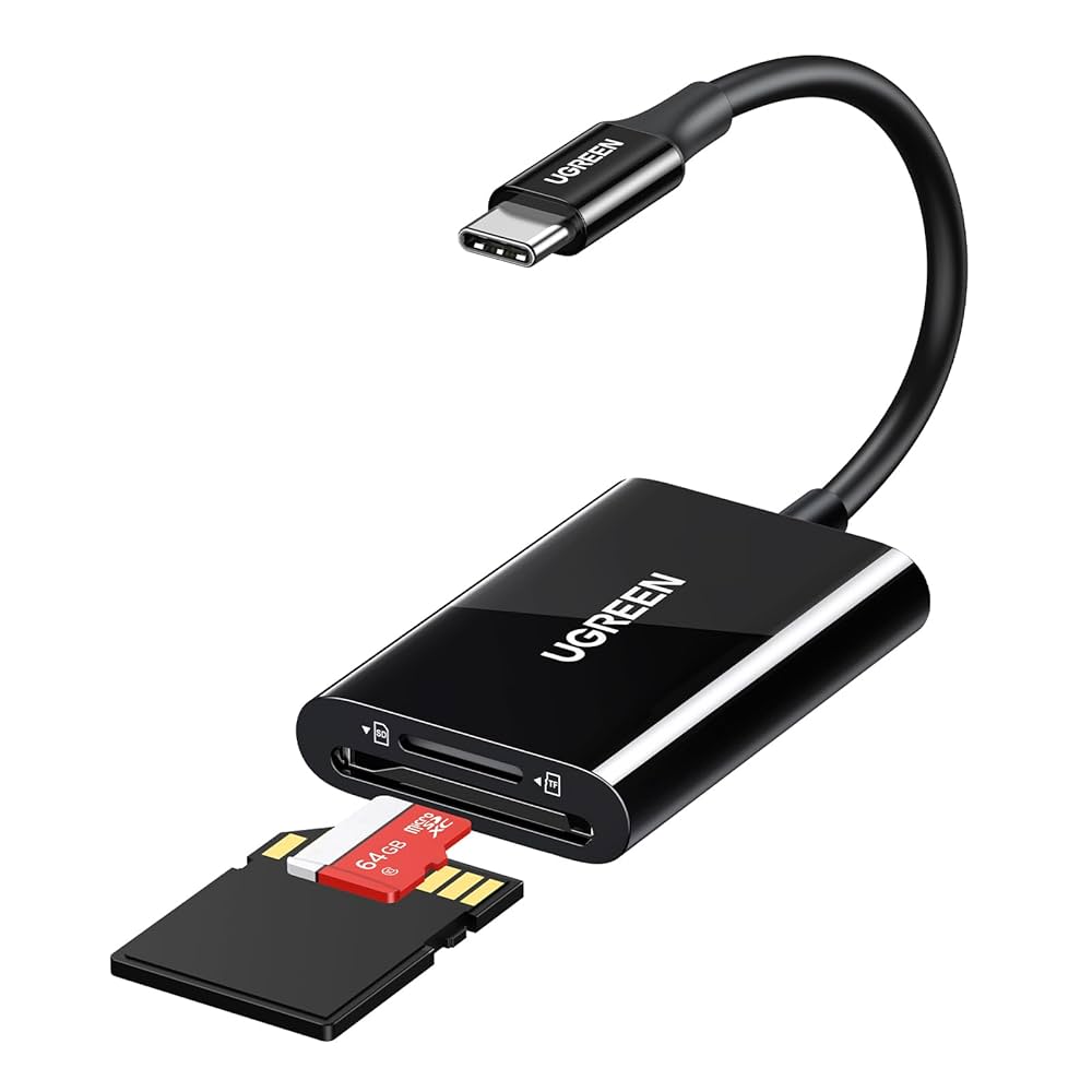 UGREEN USB-C SD Card Reader 170MB/s for iPhone 15 Pro, MacBook