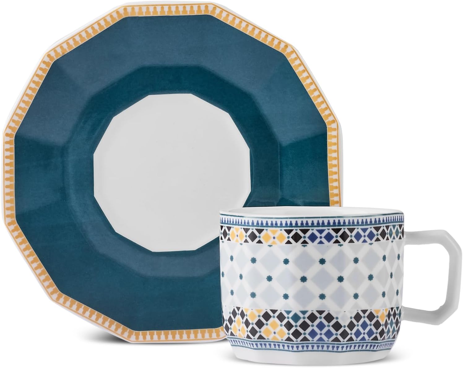 Karaca Madrid Coffee Set 12pcs Bone China, Elegant