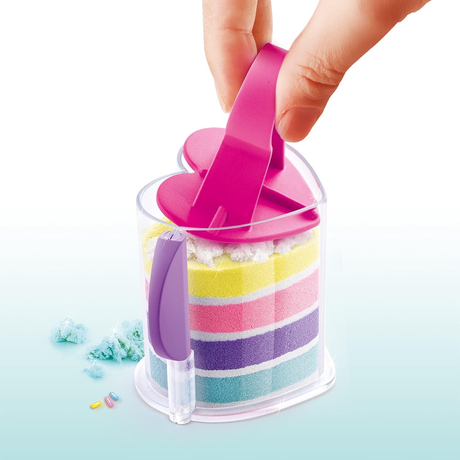 So Sand DIY Magic Sand Kit - Colorful Rainbow Cake Fun
