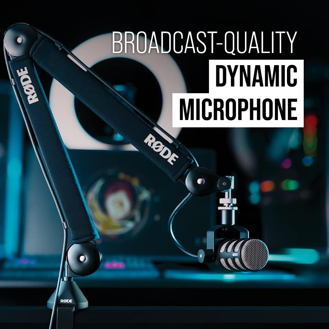 Rode PodMic Dynamic Broadcast Microphone – Black