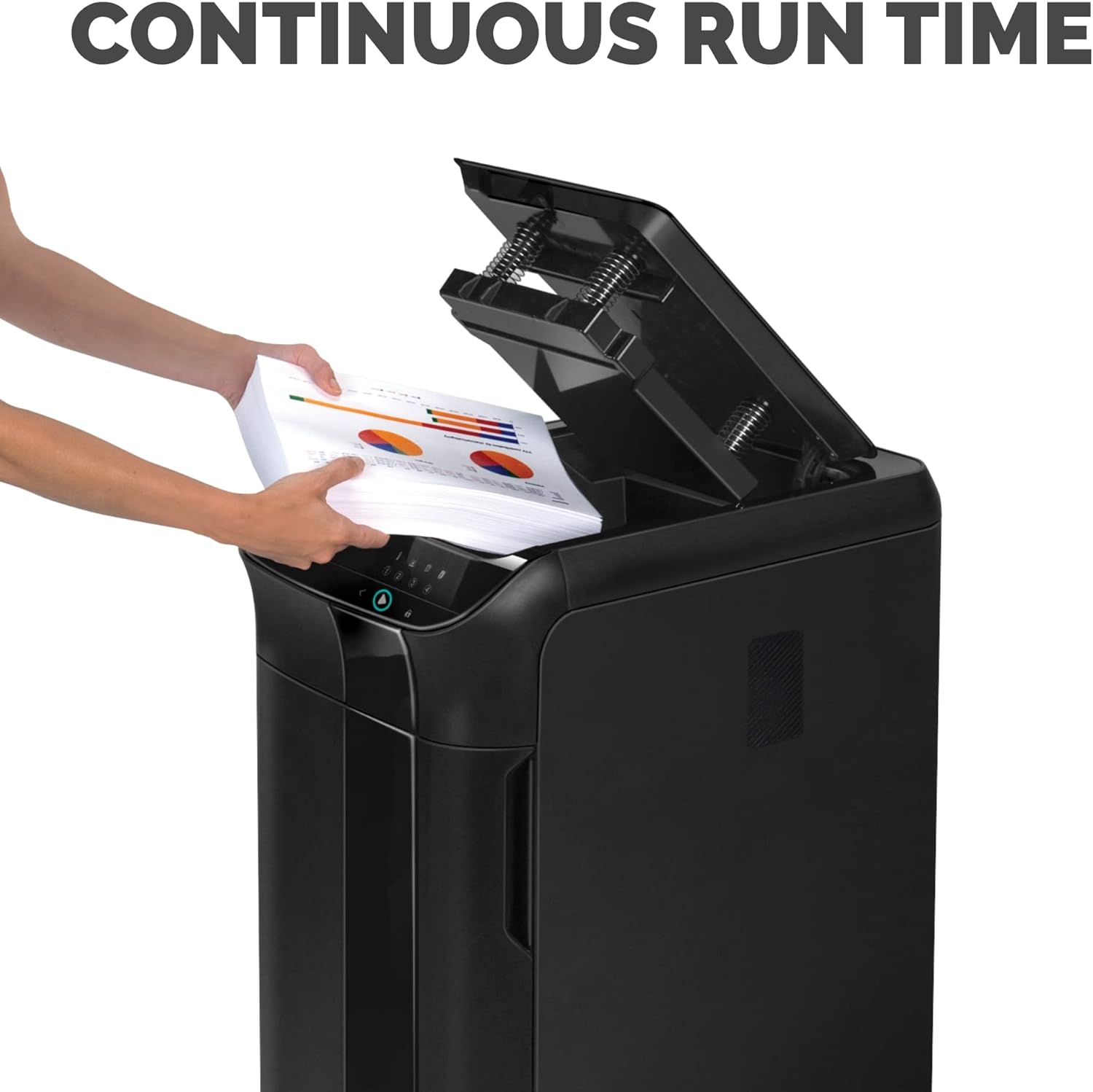 Fellowes AutoMax Auto Feed Shreds up to 550 sheets - Black