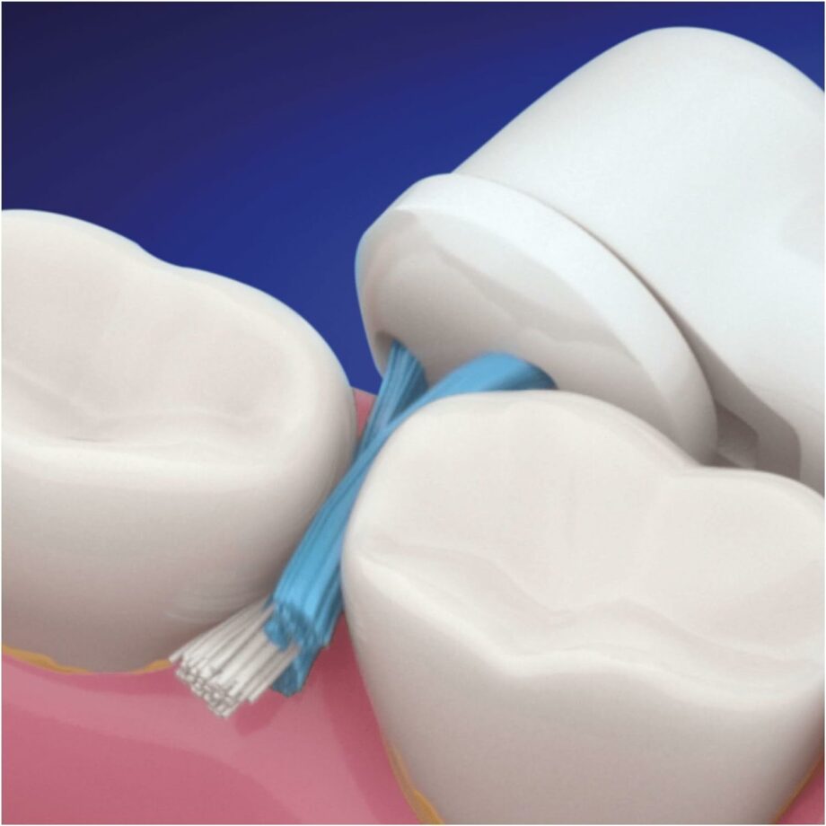 Oral-B Interspace Electric Toothbrush Head Pack of 2 Toothbrush Heads - White