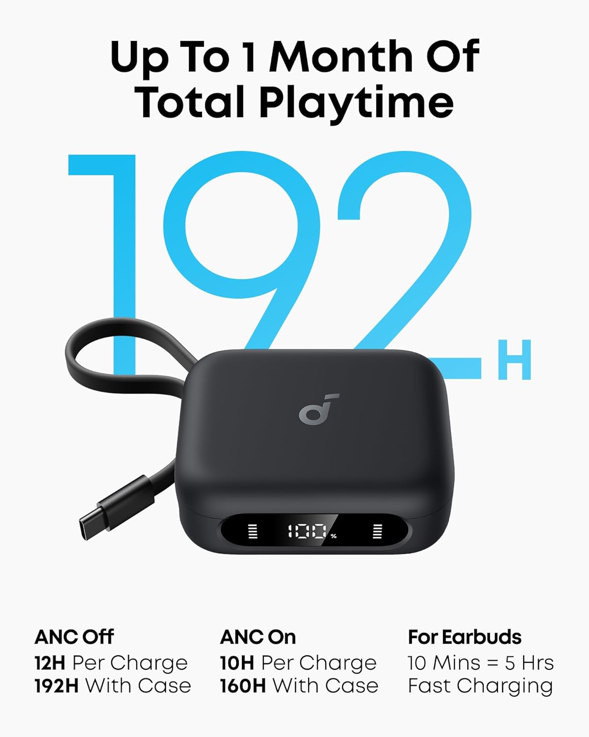 Anker Soundcore P41i Wireless Earbuds with Noise Cancelling & Charger