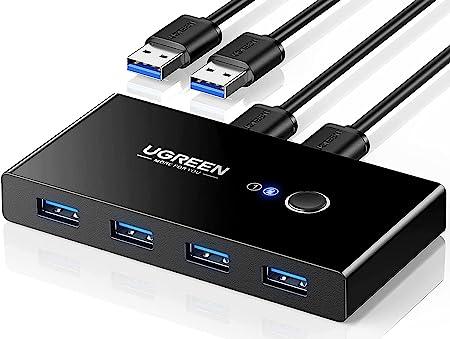 UGREEN 2-In 4-Out USB 2.0 Sharing Switch Box - 30767
