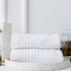Dreams Monia 2-Piece Bath Towels Set - White