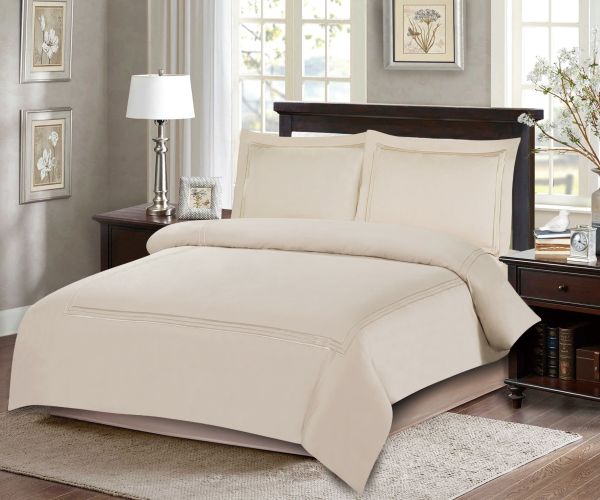 ARMN Naturesoft Duvet Cover Set King 4pcs – Light Beige