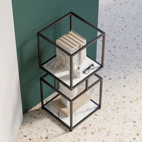 ARMN Regency 3-Shelf Stand – Elegant Black Storage & Display