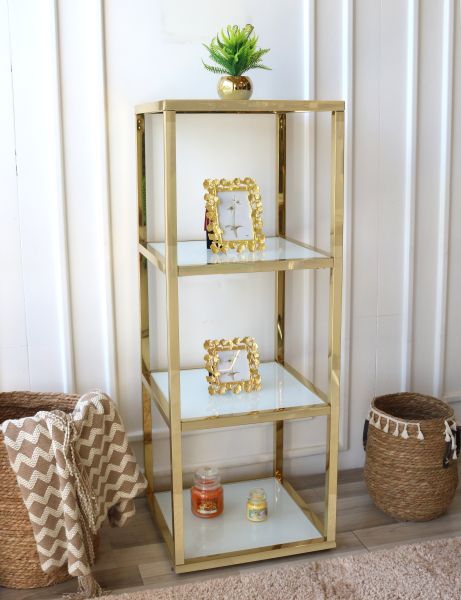 ARMN Milton 4-Tier Stand 35×35cm - Gold