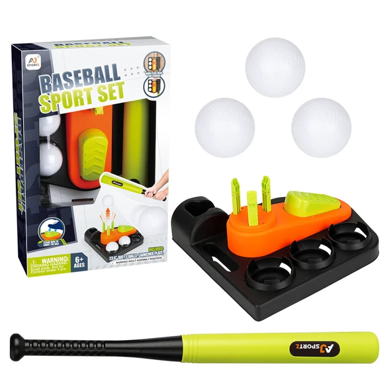 Aojie Sport Kids Baseball Pitching Machine Set – Outdoor Toy