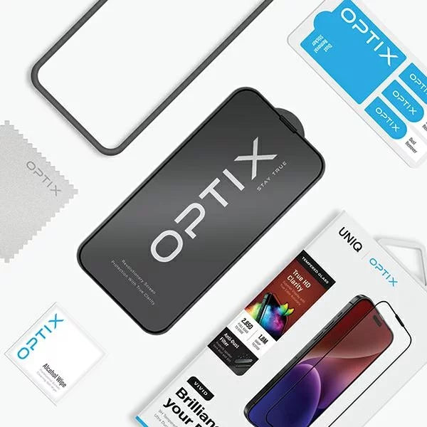 UNIQ OPTIX Vivid Clear Glass for iPhone 15 pro max 6.7 (2023)