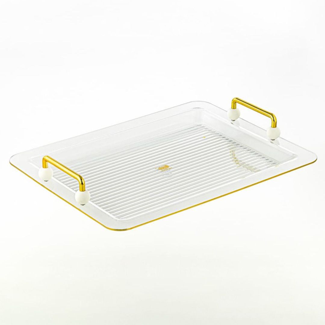 Almarjan 55cm Acrylic Tray - Elegant & Durable