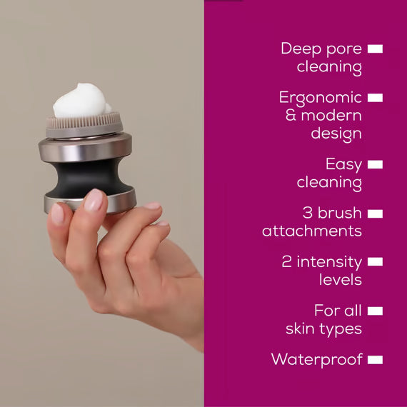Beurer Facial Cleansing Brush - Waterproof Dual Rotating Brush