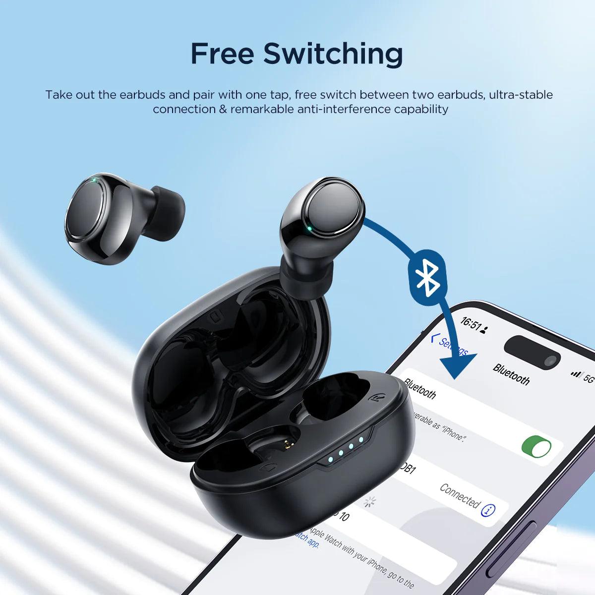 Joyroom Jdots JR DB1 Stylish True Wireless Earbuds - Purple