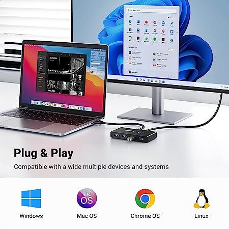 UGREEN 2-In 4-Out USB 2.0 Sharing Switch Box - 30767