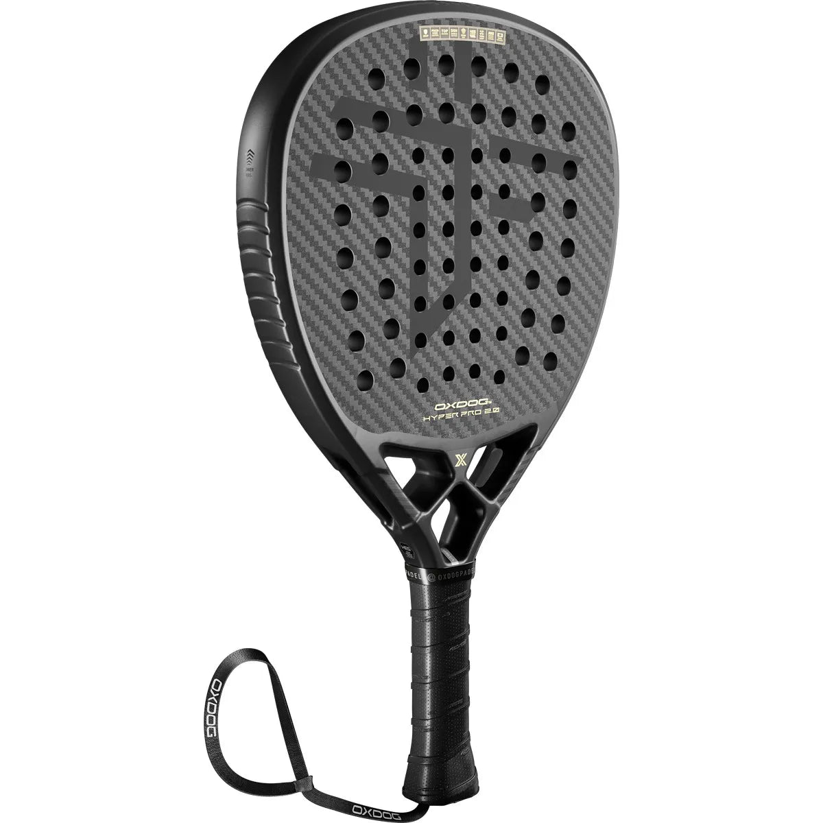 OXDOG HYPER PRO 2.0 HES-Carbon PowerRibs 3D / Sand DR Racket