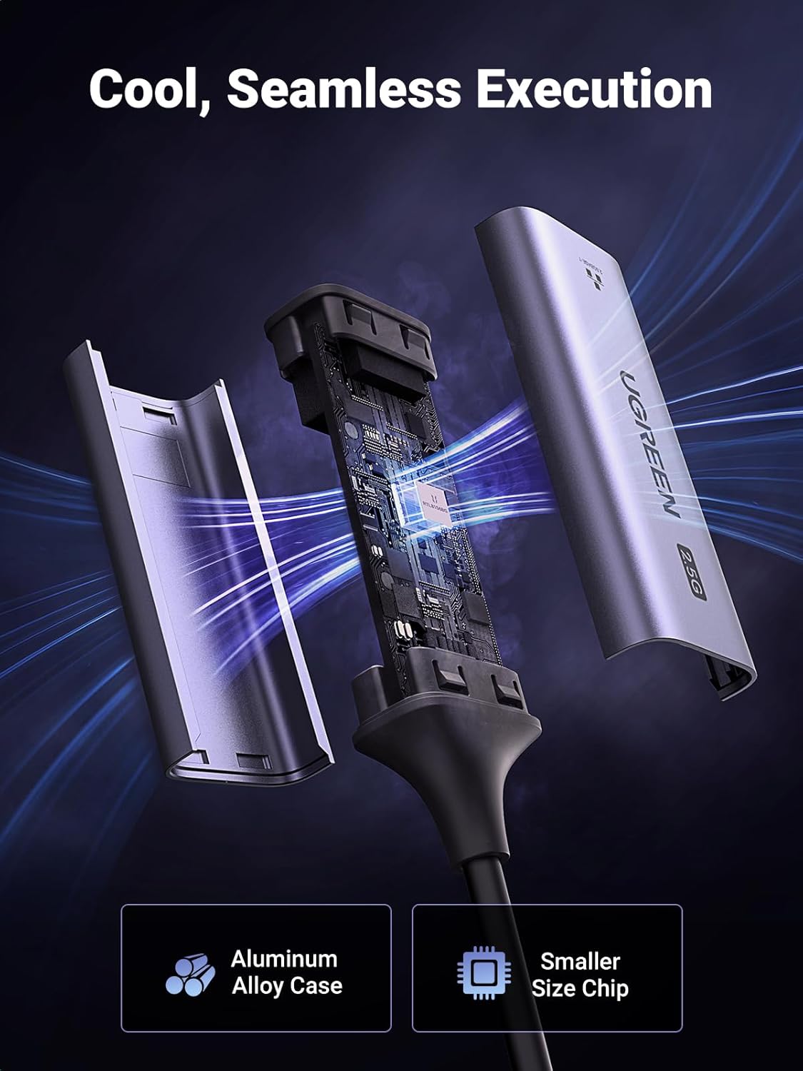 UGREEN 2.5Gbps USB to Ethernet Adapter – USB 3.0 to RJ45.