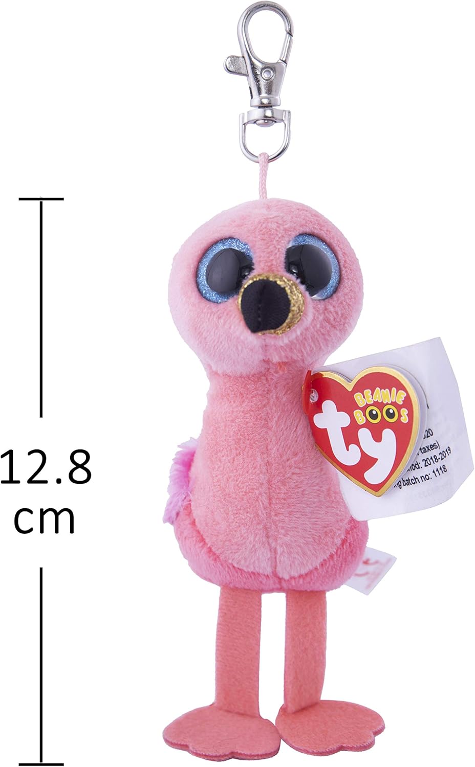 Beanie Boos Gilda - Pink Flamingo Plush Key Clip Toy