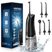 Demita Portable 3 Modes 5 Jet Tips IPX7 Waterproof Water Flosser – Black