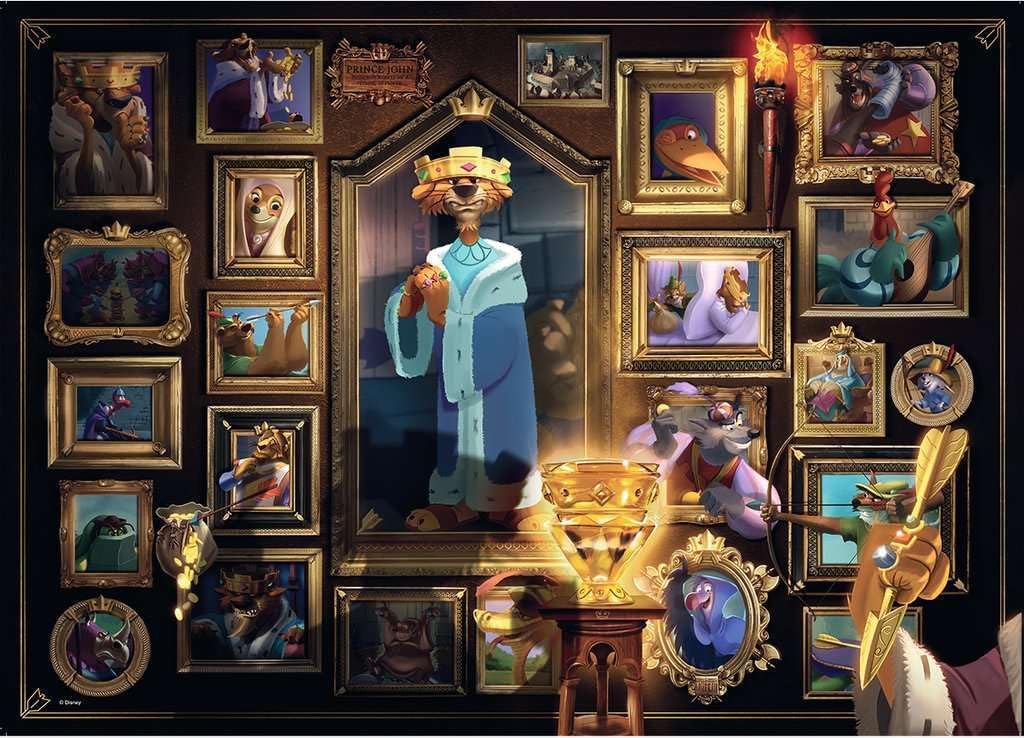 Ravensburger 1000 Piece Disney Villainous Puzzle - Prince Jean | Premium Jigsaw