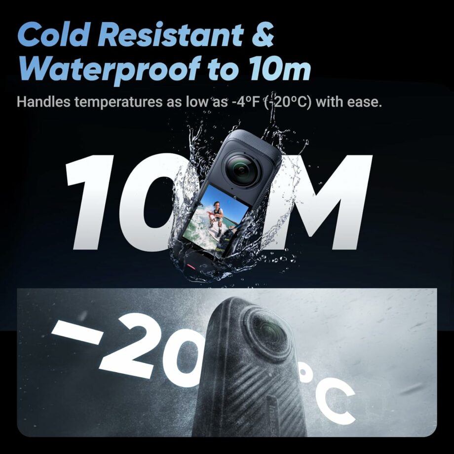 Insta360 X4 – 8K 360 Action Camera Adventure Bundle