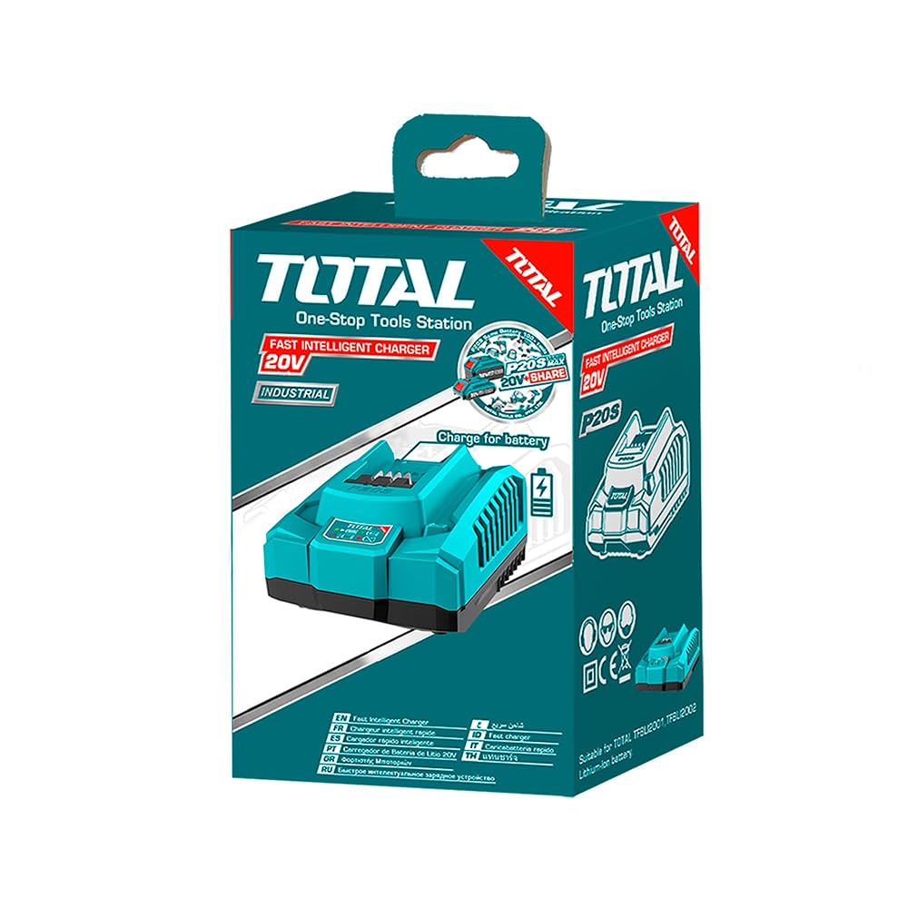 TOTAL Fast Intelligent Charger 20V 4A - For P20S Tools