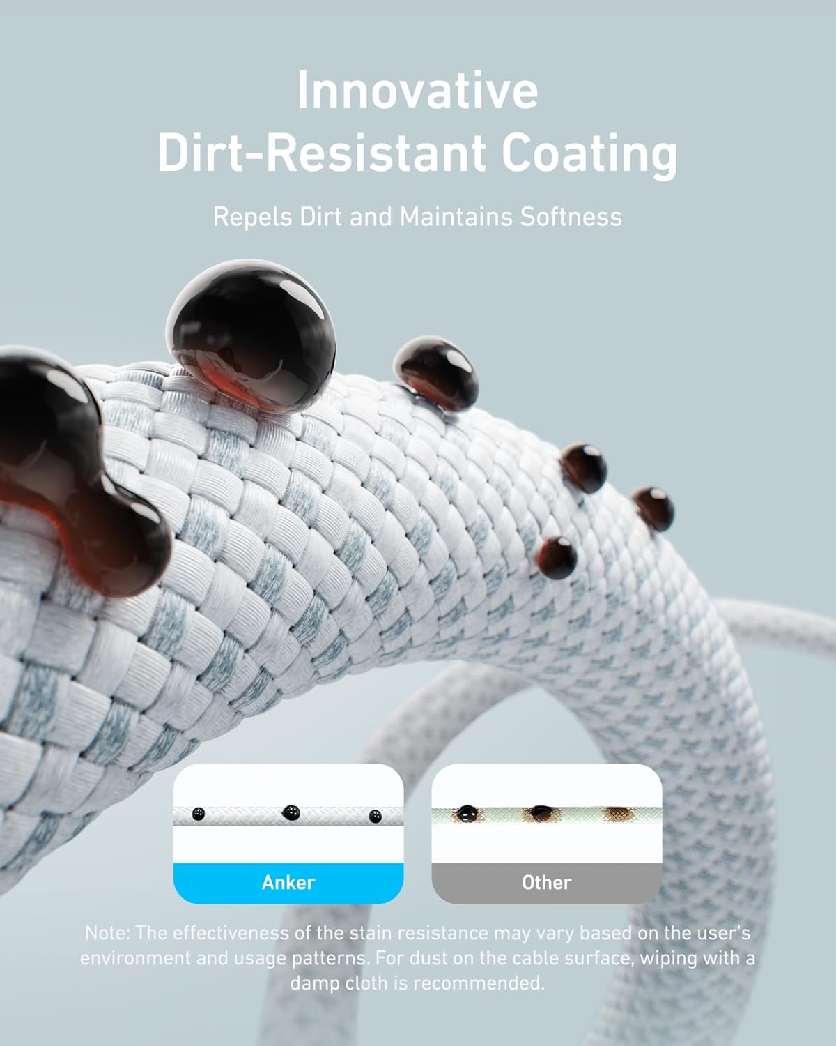 Anker Zolo USB-C to USB-C Cable 240W Braided 6ft