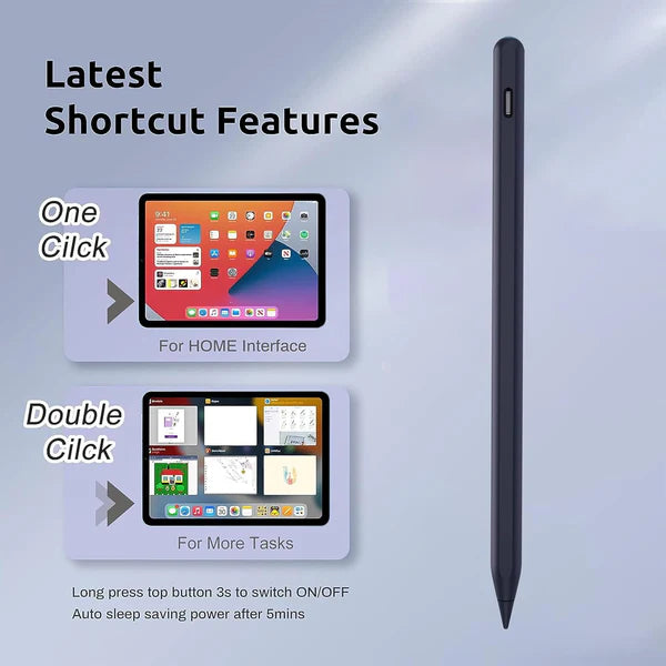 Powerology Smart iPad Pencil Magnetic Charging Tilt & Pressure