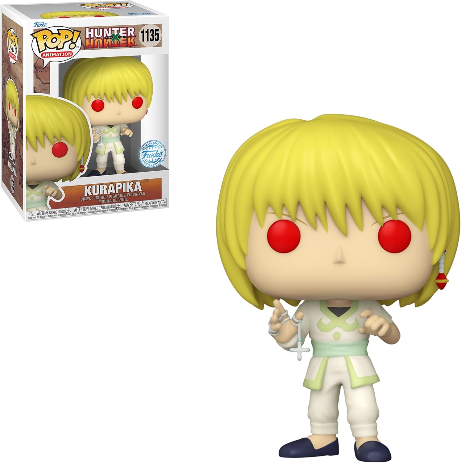 Funko Pop! Kurapika Scarlet Eyes Exclusive Figure