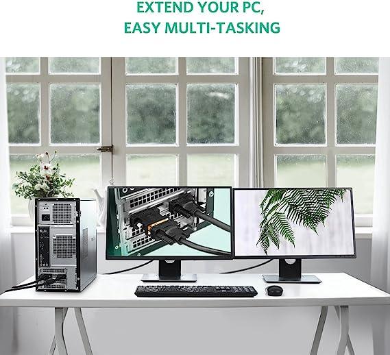 UGREEN DVI (24+5) Male to VGA Female Converter (Black)