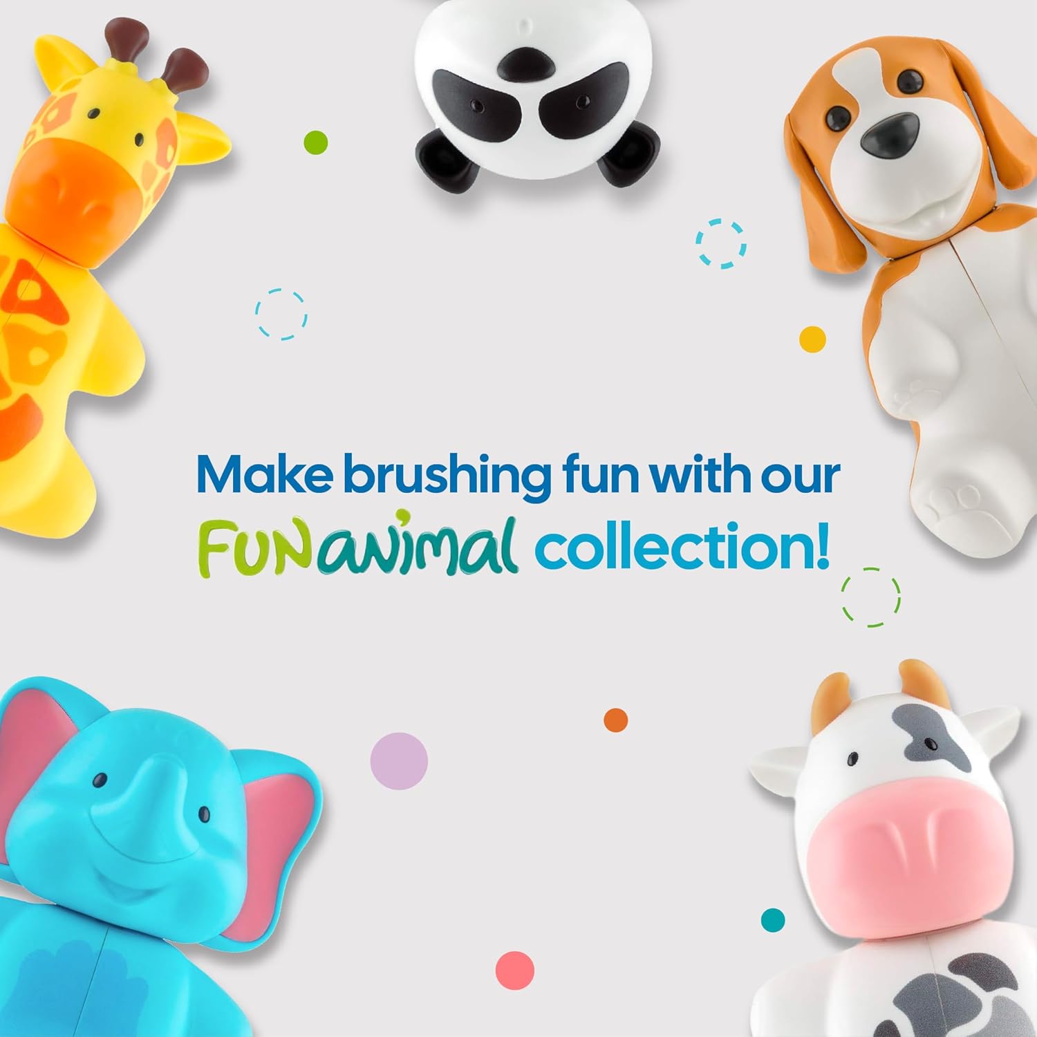 Flipper Fun Animal Turtle Toothbrush Cover - Kids Suction Cup Holder