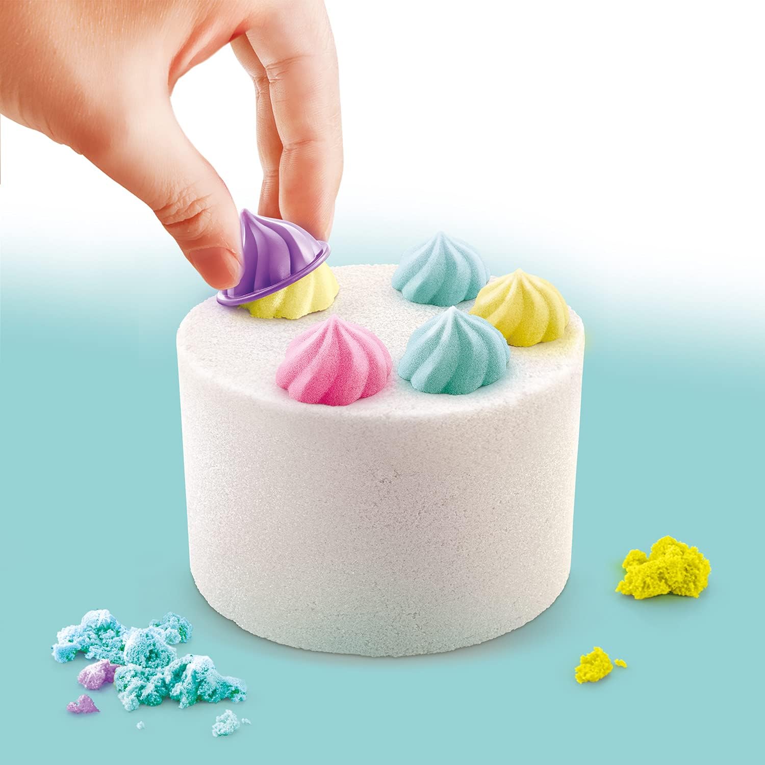 So Sand DIY Magic Sand Kit - Colorful Rainbow Cake Fun