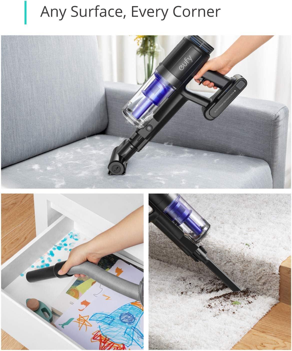 Anker Eufy HomeVac S11 Go Lightweight Cordless Vacuum - Black