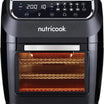 Nutricook Airfryer Oven 12L / Digital One Touch Control Panel Display - Black