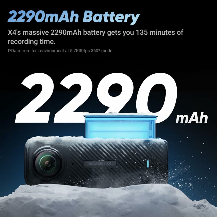 Insta360 X4 – 8K 360 Action Camera Adventure Bundle