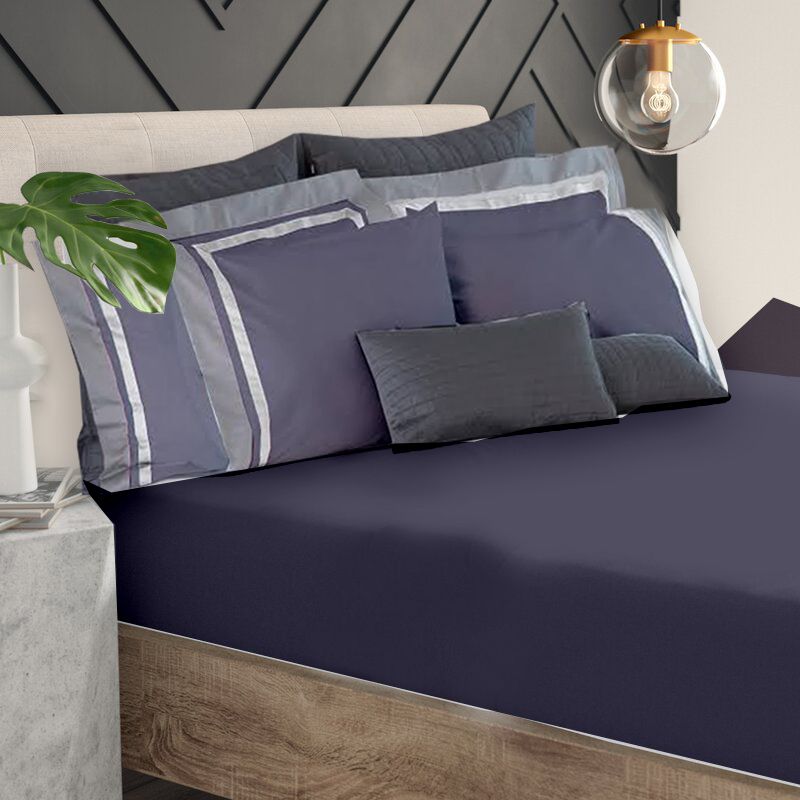 Givi Lulu Brompton 3-Piece Queen-Size Fitted Sheet Set - Gray