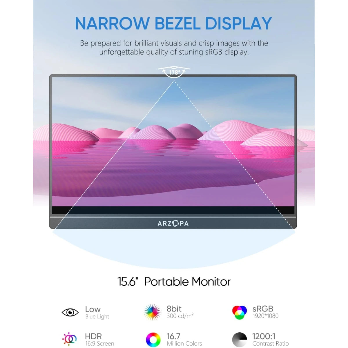 Arzopa A1T Portable Touch Monitor – Power Your Productivity Anywhere!