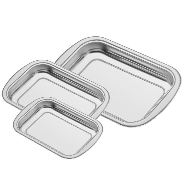 Tramontina Cosmos 3-Piece Stainless Steel Baking Tray Set
