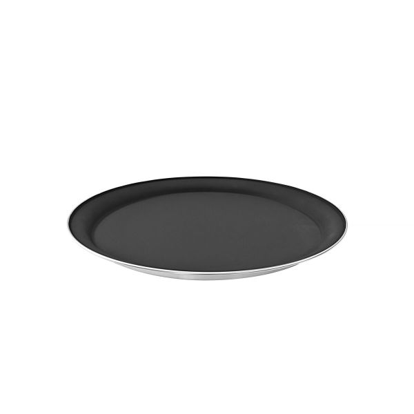 Tramontina Service 40cm Non-slip Round Stainless Steel Tray
